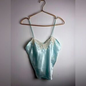 Victoria’s Secret Gold Label tank top with lace and beading detail small